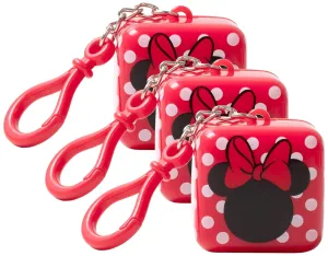 Lip Smacker Disney Minnie Mouse Cube Flavored Lip Balm, Minnie Joyful Cotton Candy, Clear, For Kids (Pack of 3)