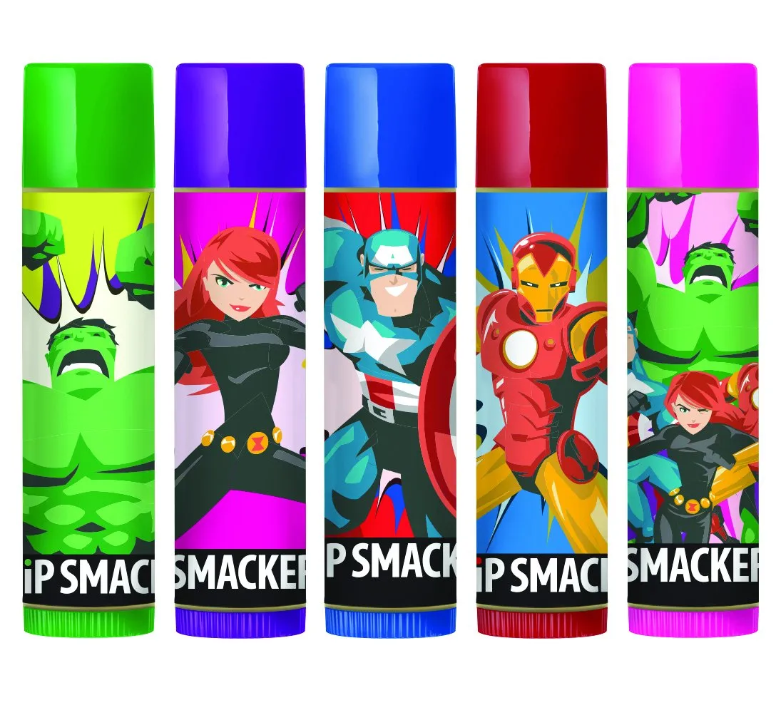 Lip Smacker Marvel Avengers Storybook Collection, Set of 5 Flavored Lip Balms