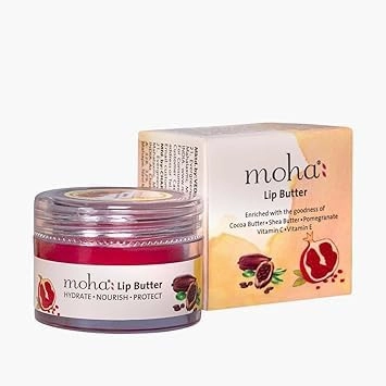 Lip Butter For Dry And Pigmented, Damaged & Chapped Lips|Hydrating & Nourishing|Enriched With Cocoa Butter, Shea & Essential Oils For Pink, Glossy & Soft|10 Gm