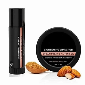 Lip Care Combo with Lip Scrub & Lip Balm for Dry & Chapped Lips | Lightening & Brightening Dark Lips | For Soft, Supple & Damaged Lips - 14gm