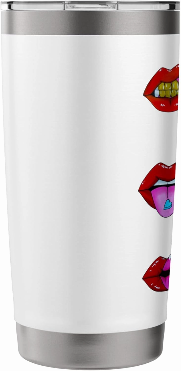 Lip Gloss Aesthetic Red Lips Summer Vibes Tinted Lip Love Stainless Steel Insulated Tumbler
