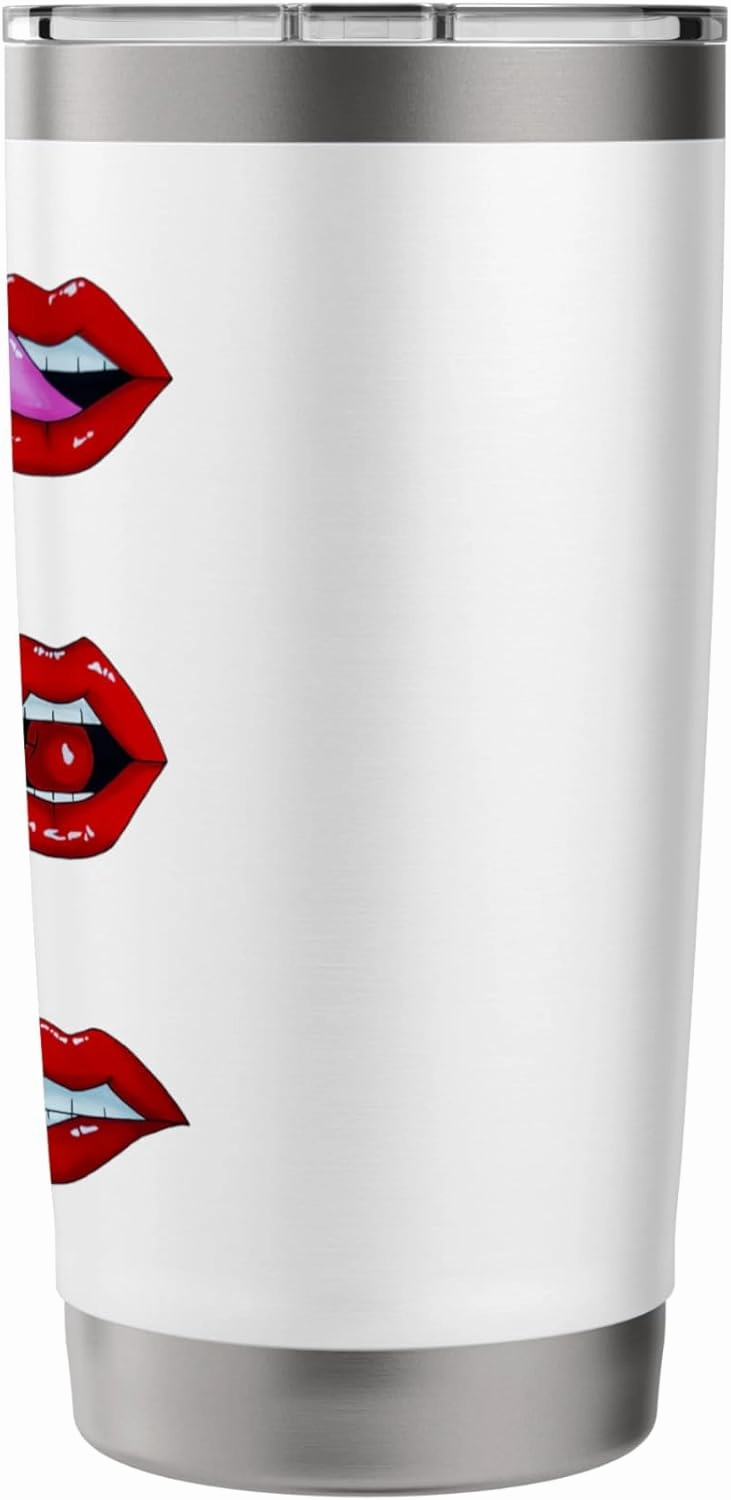 Lip Gloss Aesthetic Red Lips Summer Vibes Tinted Lip Love Stainless Steel Insulated Tumbler