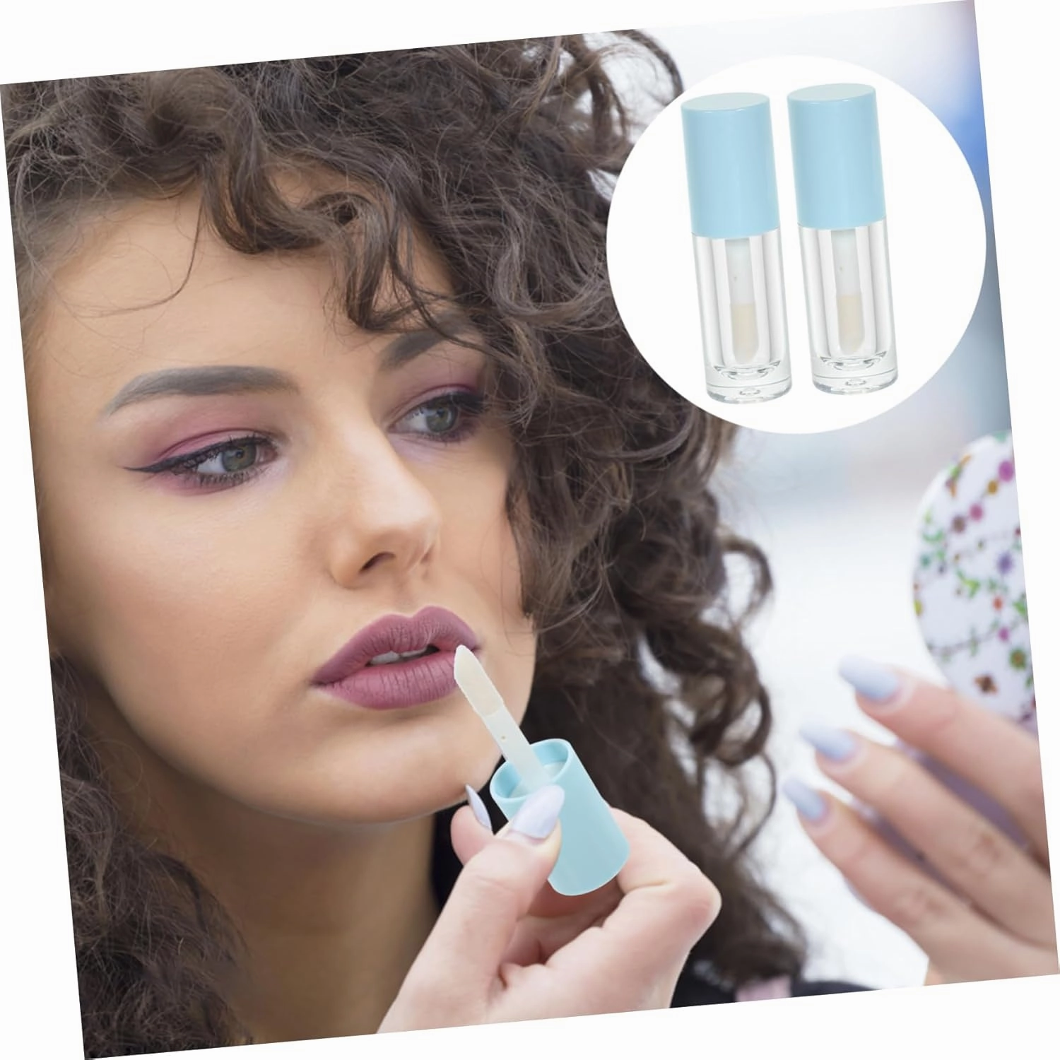 Lip Gloss Containers Empty 14pcs Plastic Lip Gloss Tubes with Tight-Fitting Lid