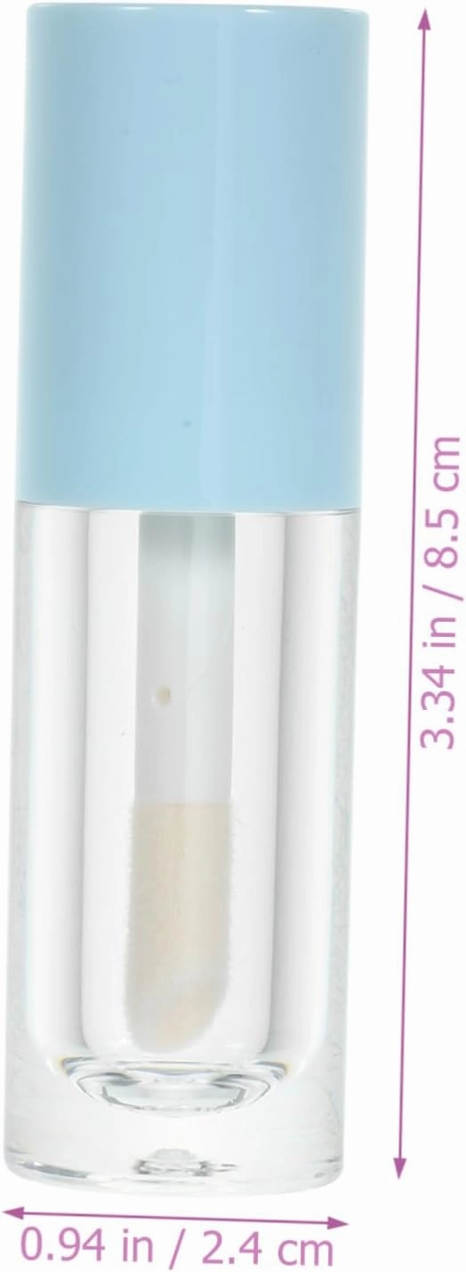 Lip Gloss Containers Empty 14pcs Plastic Lip Gloss Tubes with Tight-Fitting Lid