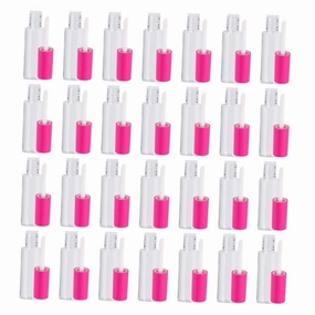 Lip Gloss Tubes Wand 100 Pcs Clear Lip Gloss Bottles with Cute Covers Set