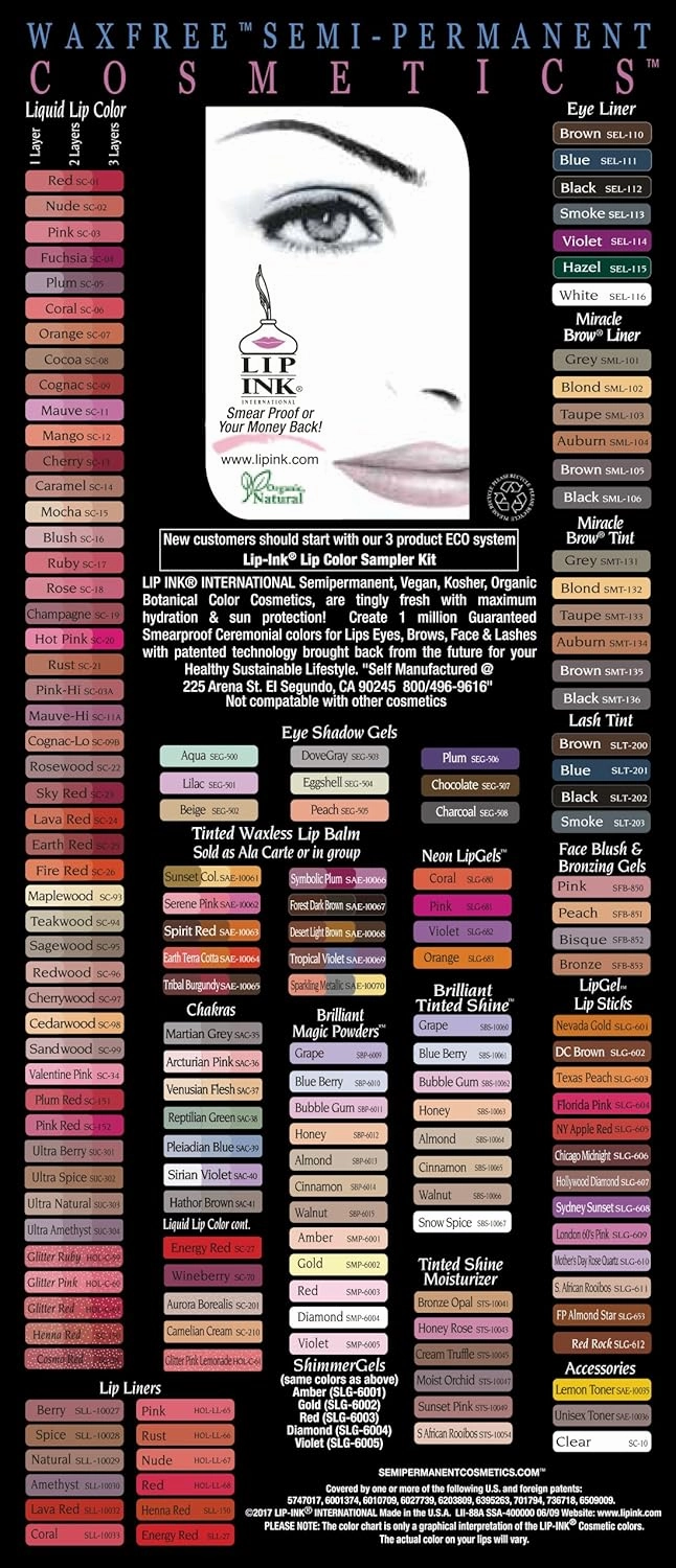 Lip Ink Earth Red Liquid Lipstick 100% Smearproof Long-Lasting Waterproof Vegan Wax-Free Organic Kosher Natural Botanical 247 Confidence cosmetics USA Self Manufactured Factory Direct Since 1995