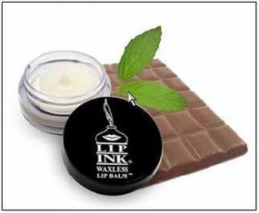 LIP INK Mens Flavored Waxless Lip Balms (Chocolate Mint)