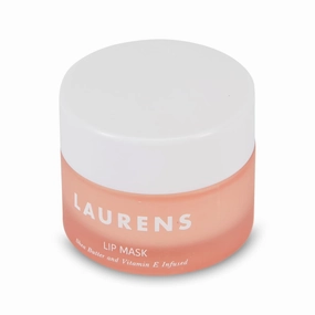 Lip Mask From Skincare By Laurens- Soothing Moisturizer Lip Care & Plumping Mask With Shea Butter, Ascorbic Acid, Citric Acid & Vitamin E- Moisturizes & Soothes Dry Skin & Chapped Lips- 0.5 fl oz