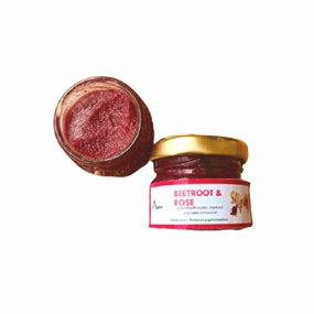 lip scrub, Beetroot and rose, lightening Lip Scrub, Lip Sugar scrub, Lighten lip, exfoliate lips, 20 GMS Lip scrub, natural sugar scrub, No Parabens and sulphate