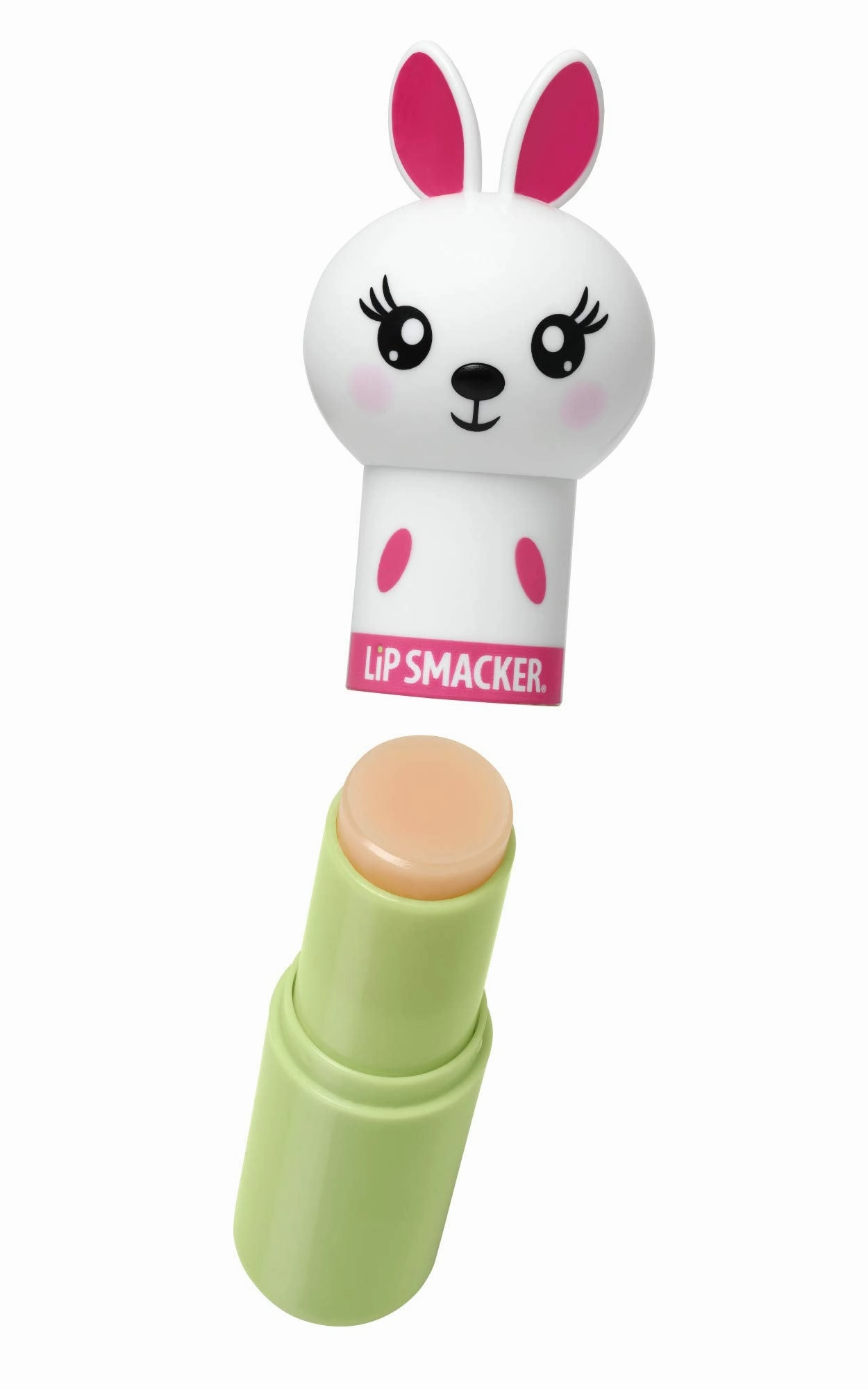 Lip Smacker Lippy Pal Bunny Rabbit Flavored Lip Balm Hoppy Carrot Cake | Clear Matte | For Kids, Men, Women | Stocking Stuffer | Christmas Gift
