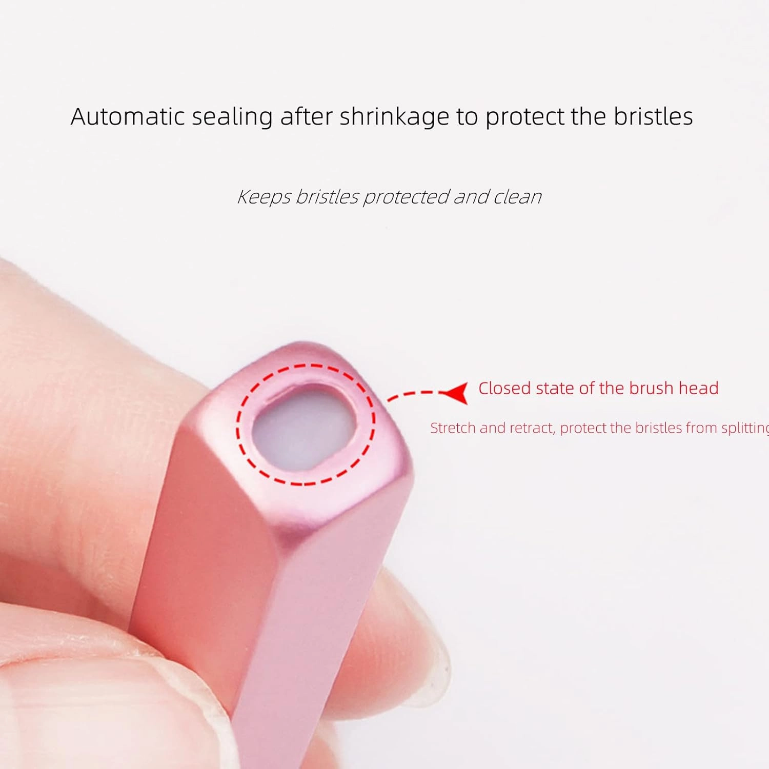 Lipstick brush Retractable Lip brush multipurpose Portable Makeup Brush Makeup tools Brush Lip makeup Dust-proof Makeup Applicator Suitable for travel Available in colors (Gold Silver)