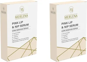 LipxMerlena | Lip & Skin Hydrating Serum | Hydrating Gel with Vitamin | for Dry or Dull Areas (8g), pack of 2