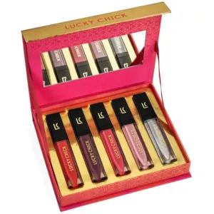 Liquid Lip Gloss Masterpiece Gift Set - Natural Moisturizing Ingredients for All Day Wear - Paraben-Free, Cruelty-Free, Vegan Formula - Hydrating Highly-Pigmented Shine Lip Makeup (5 Piece Set)