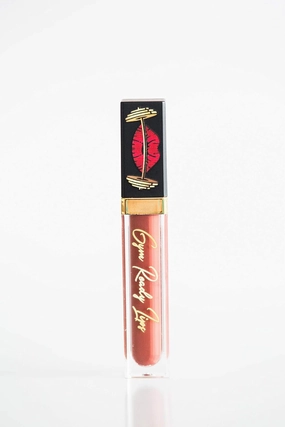 Liquid Lipstick for Women - Long Lasting Matte Lipstick Finish with Built-in Mirror - Paraben-Free Lip Makeup, Transfer-Proof, Universally Flattering Shade for All-Day Confidence, Latte