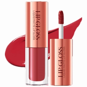 Liquid Matte, Lip Gloss, Waterproof Transfer-Proof Long-Lasting Hold, 12 Shades, 2g (08# Sweetheart Peach Powder)