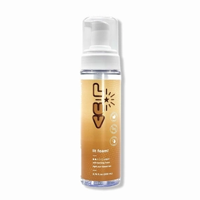 lit foam! Light sun kissed tan. Transparent and no color transfer foam with Vitamin C and E. Perfect for a natural and flawless looking tan.