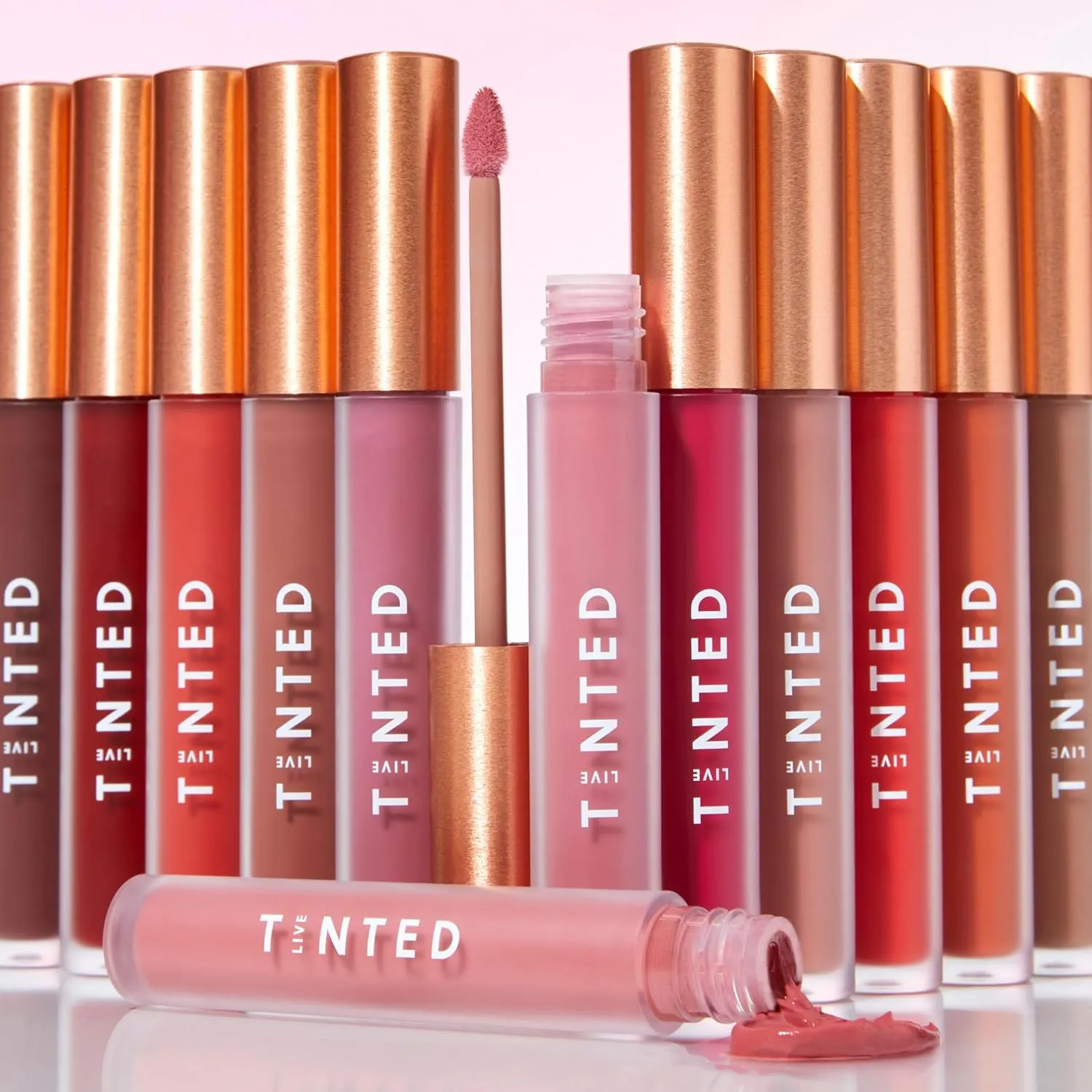 Live Tinted Huelip Liquid Lip Crème - Weightless, Long-Lasting Liquid Lip with Hyaluronic Acid and Jojoba Oil For a Soft, Comfortable, Moisturized Finish - 0.09 fl oz - Terra Cotta