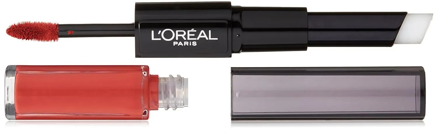 L'Oréal Paris Infallible Pro Last 2 Step Lipstick, Continual Crimson, 1 fl. oz.