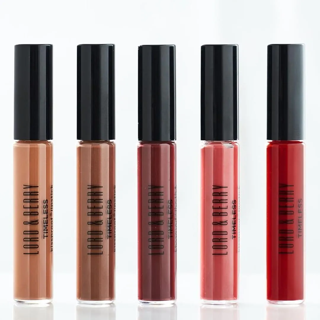 Lord & Berry Timeless Kissproof Semi Matte Liquid Lipsticks Ultra Light & Thin Coverage For Smooth & Nourished Lips Long Lasting Lipstick For Women, Vegan & Cruelty Free Makeup