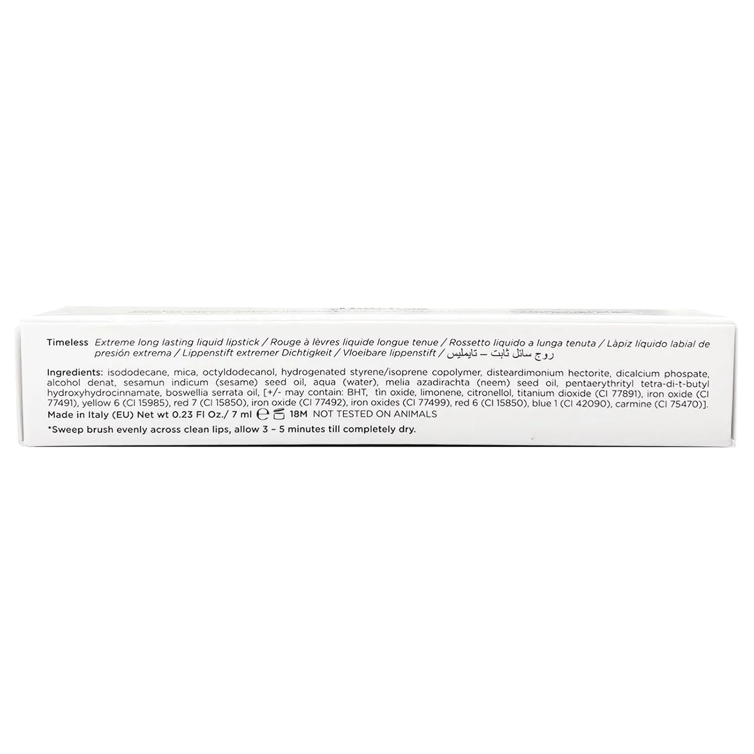 Lord & Berry Timeless Kissproof Semi Matte Liquid Lipsticks Ultra Light & Thin Coverage For Smooth & Nourished Lips Long Lasting Lipstick For Women, Vegan & Cruelty Free Makeup