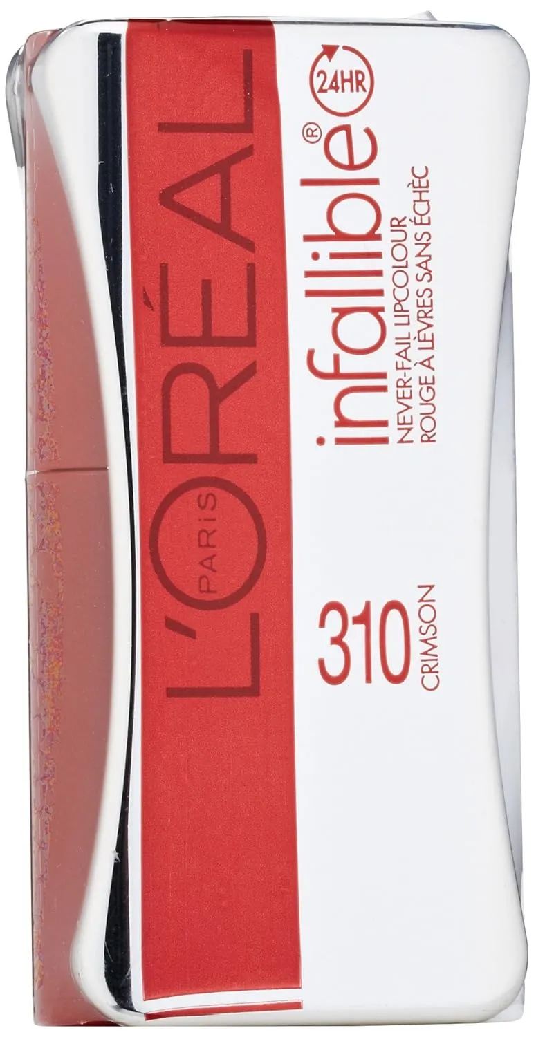 L'oreal Infallible Never Fail Lipcolour, Crimson