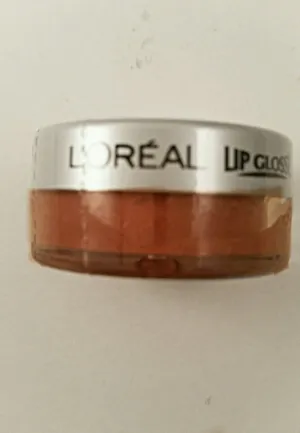 Loreal Lip Glosses' Sheer Shiny Lip Gloss, Balmy Beige, 0.016 Oz