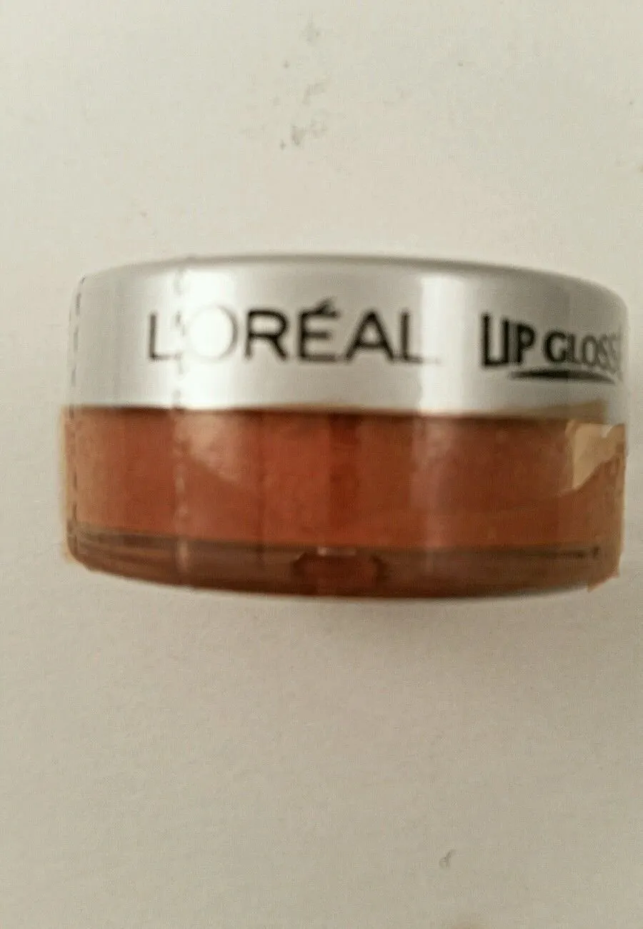 Loreal Lip Glosses' Sheer Shiny Lip Gloss, Balmy Beige, 0.016 Oz