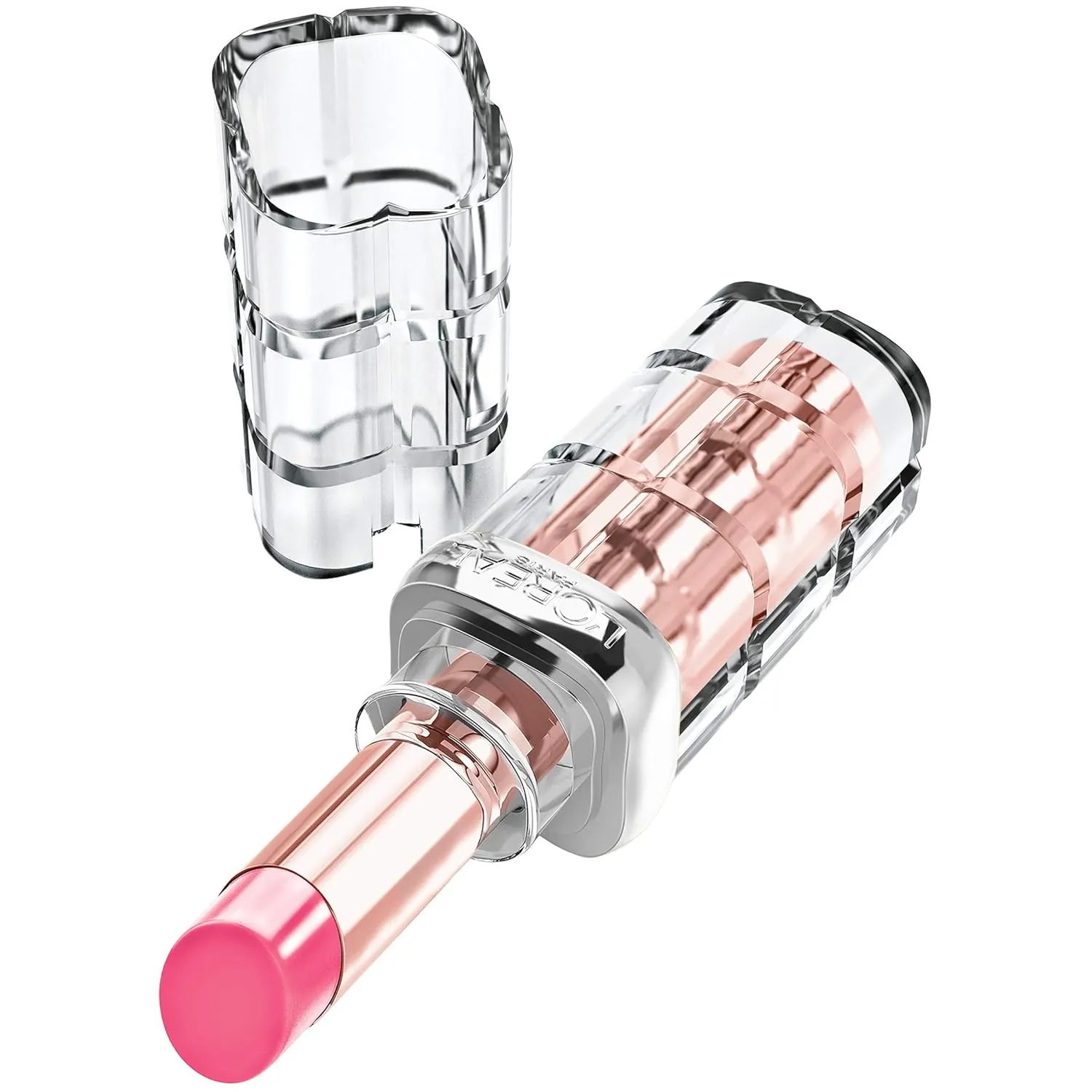 L'Oreal Paris Makeup Colour Riche Plump and Shine Lipstick, for Glossy, Radiant, Visibly Fuller Lips with an All-Day Moisturized Feel, Pitaya Plump, 0.1 oz.