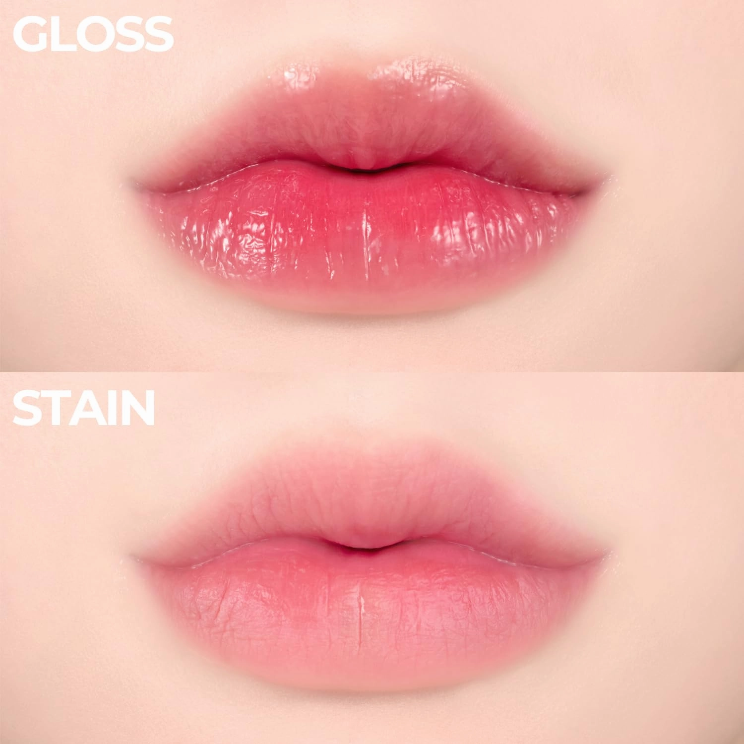 LOVB LOVB Pudding Glow Korean Lip Tint | Natural Lip Stain | Gloss to Stain | Long-Lasting & Non-Sticky | Lightweight Lip Tint 0.14 oz. (02 ENDING ROSE 03 CANDY BERRY)