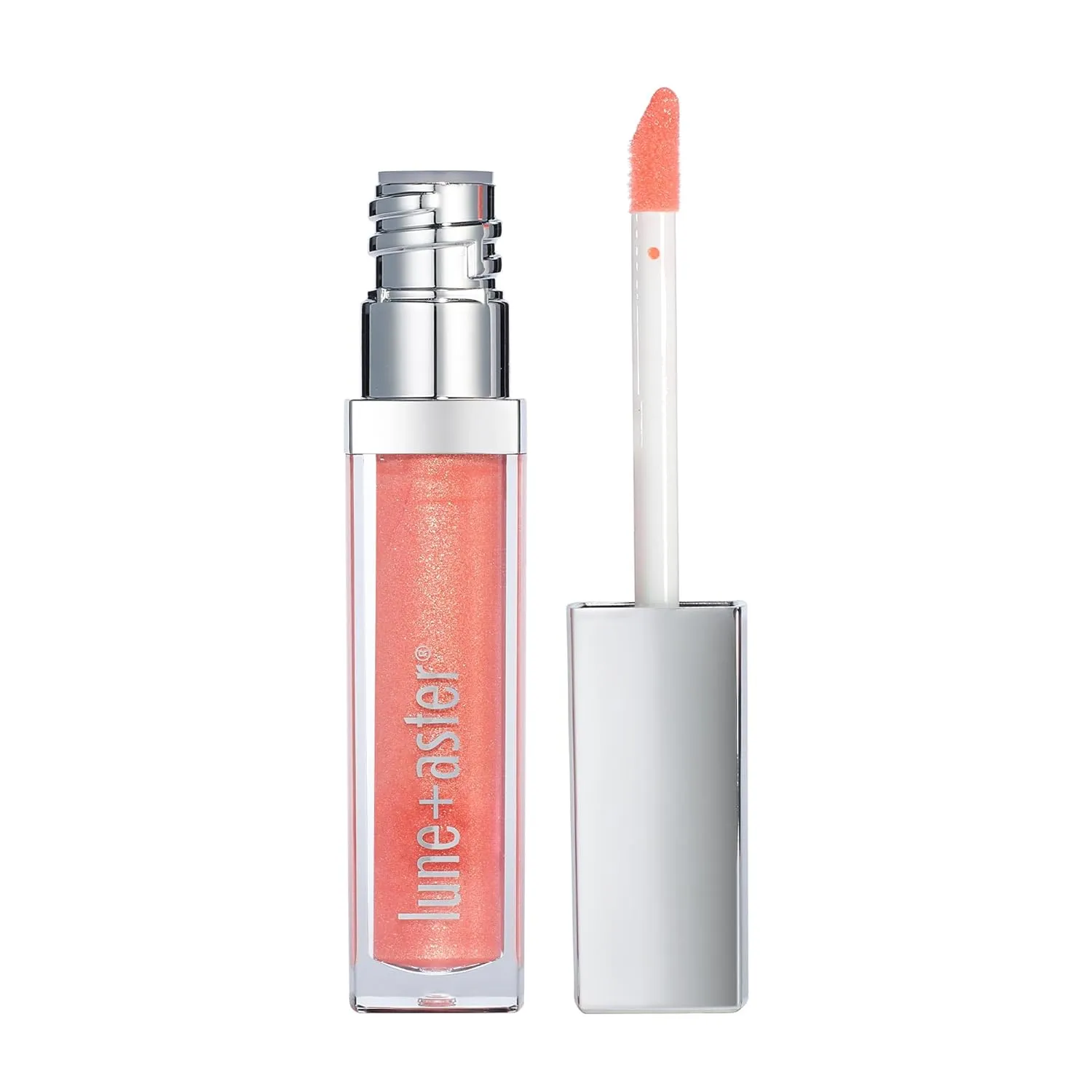 Lune Aster Vitamin C E Lip Gloss | Non-Sticky, High-Impact Shine, Buildable-Sheer Formula