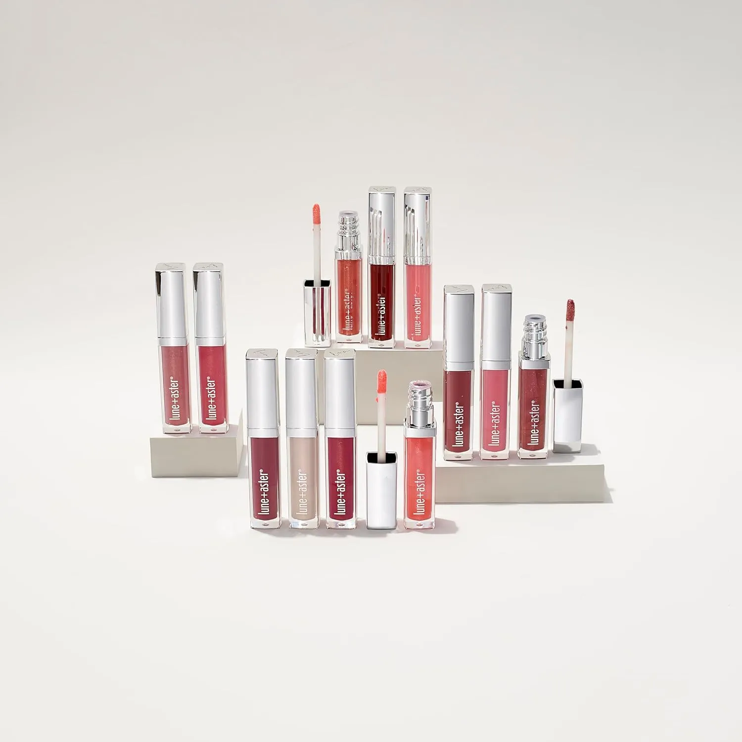 Lune Aster Vitamin C E Lip Gloss | Non-Sticky, High-Impact Shine, Buildable-Sheer Formula