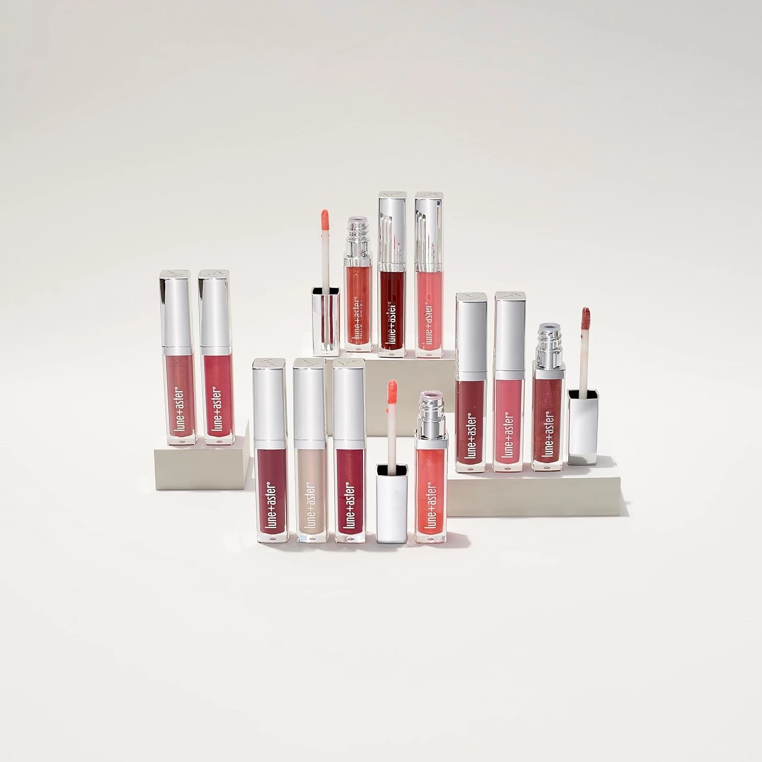 Lune Aster Vitamin C E Lip Gloss | Non-Sticky, High-Impact Shine, Buildable-Sheer Formula