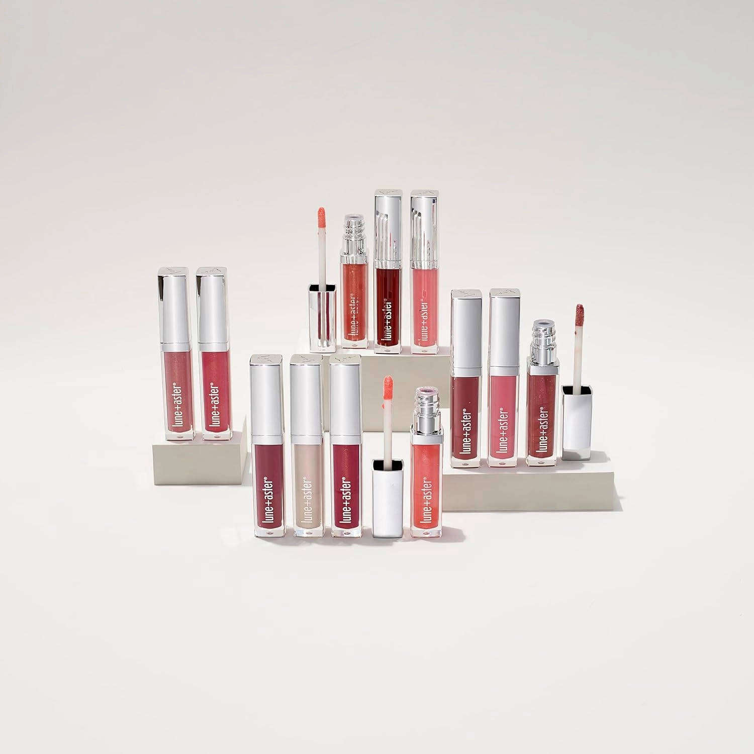 Lune Aster Vitamin C E Lip Gloss | Non-Sticky, High-Impact Shine, Buildable-Sheer Formula