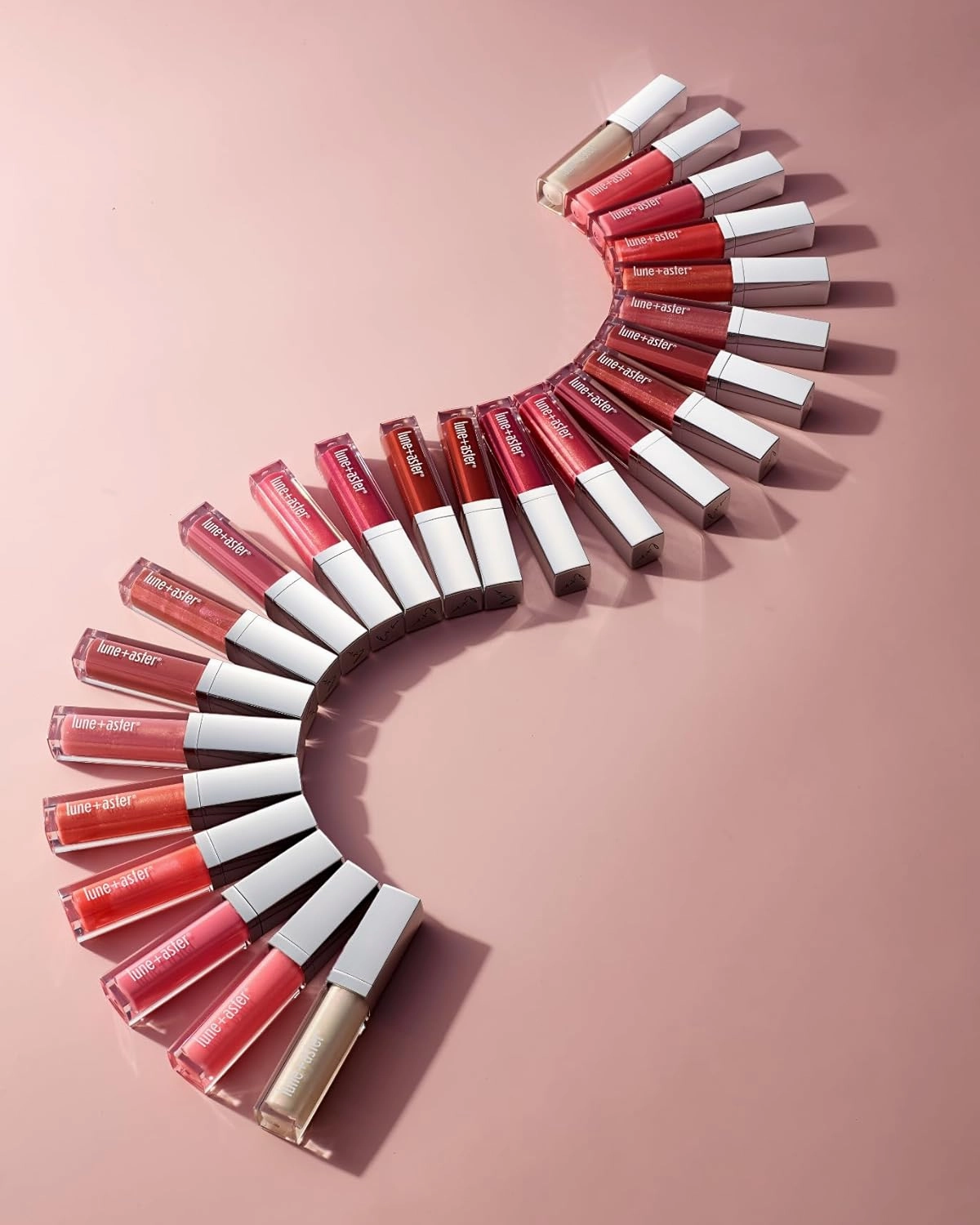 Lune Aster Vitamin C E Lip Gloss | Non-Sticky, High-Impact Shine, Buildable-Sheer Formula