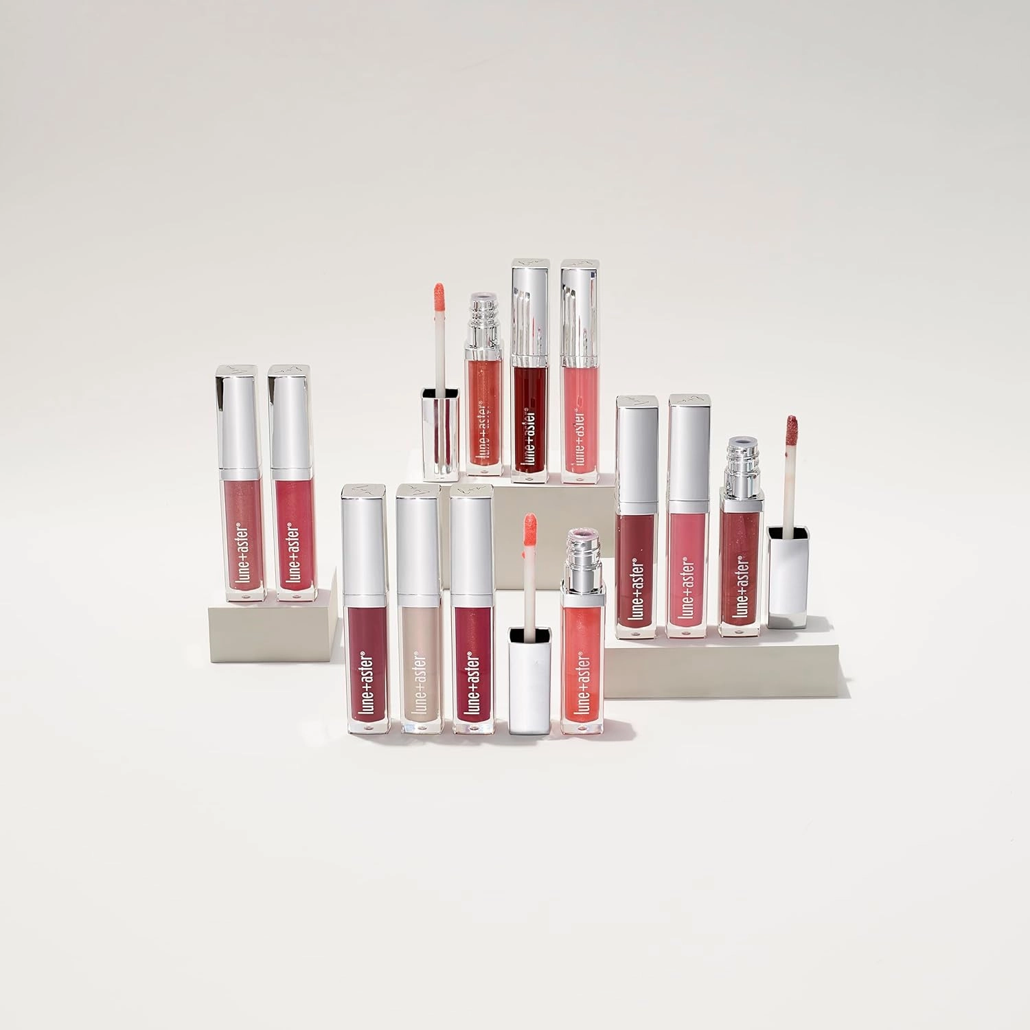 Lune Aster Vitamin C E Lip Gloss | Non-Sticky, High-Impact Shine, Buildable-Sheer Formula