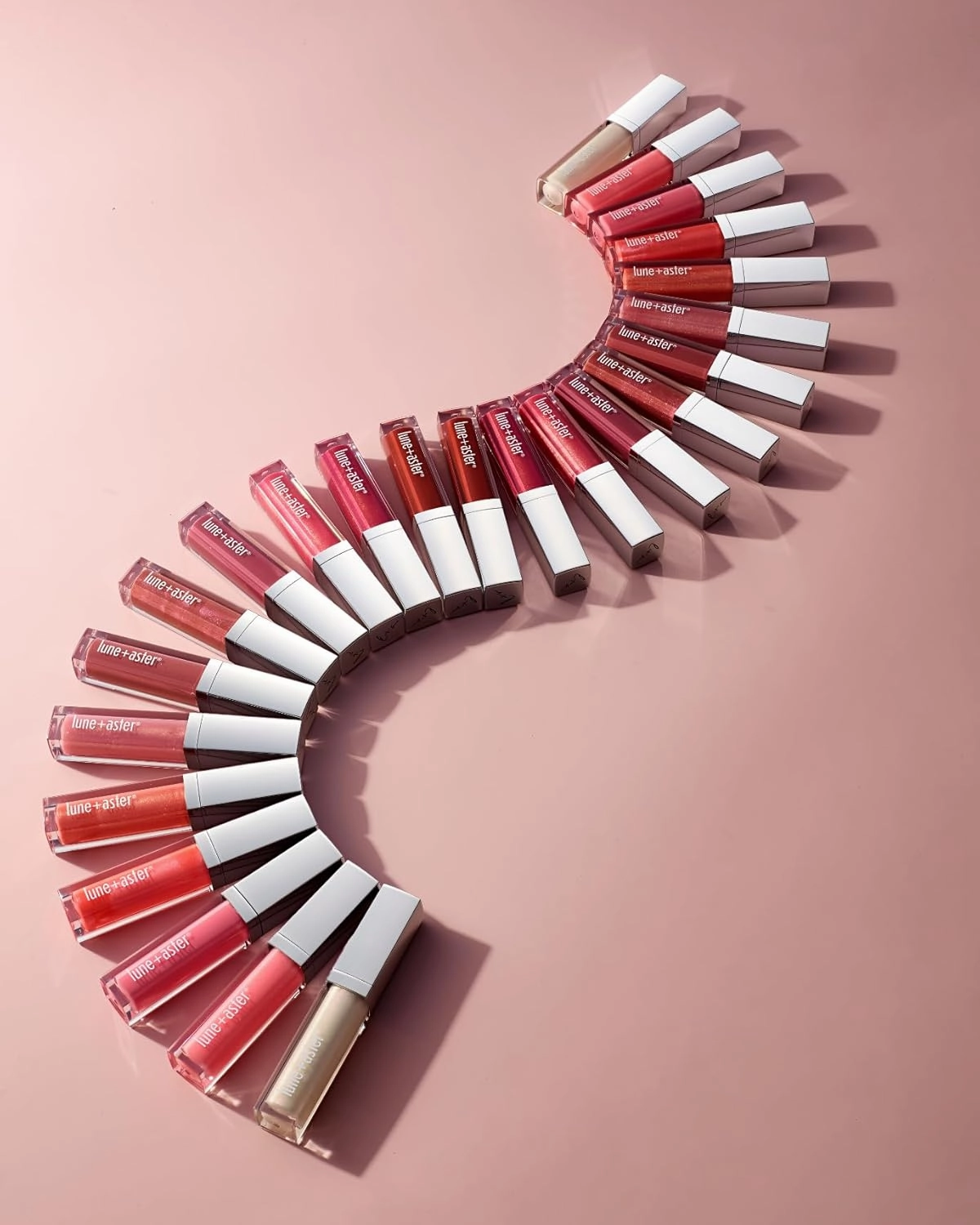 Lune Aster Vitamin C E Lip Gloss | Non-Sticky, High-Impact Shine, Buildable-Sheer Formula