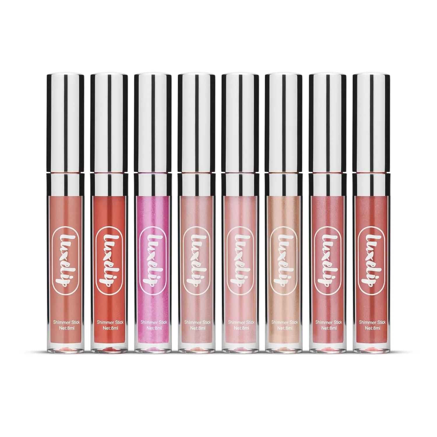 LuxeLip™ Shimmer Stick (Moonlit Nude, 8ml)