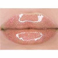 Luxurious Lip Gloss, Long-lasting Waterproof Formula, Gold Crown Design, 1 Fl Oz (Gloss Clear Glitter)