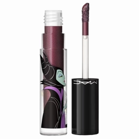MAC Limited Edition Maleficent Collection Lipglass - Wrong Spell (Shimmery Plum) - .1 fl oz / 3.1 mL