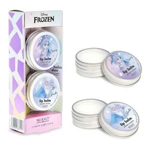 MAD Beauty Disney Frozen Lip Balm Set Duo Olaf & Elsa Tin Box, Cherry & Vanilla Lip Balms, Scented, Fragranced, Cute Skincare Gift for Women and Girl