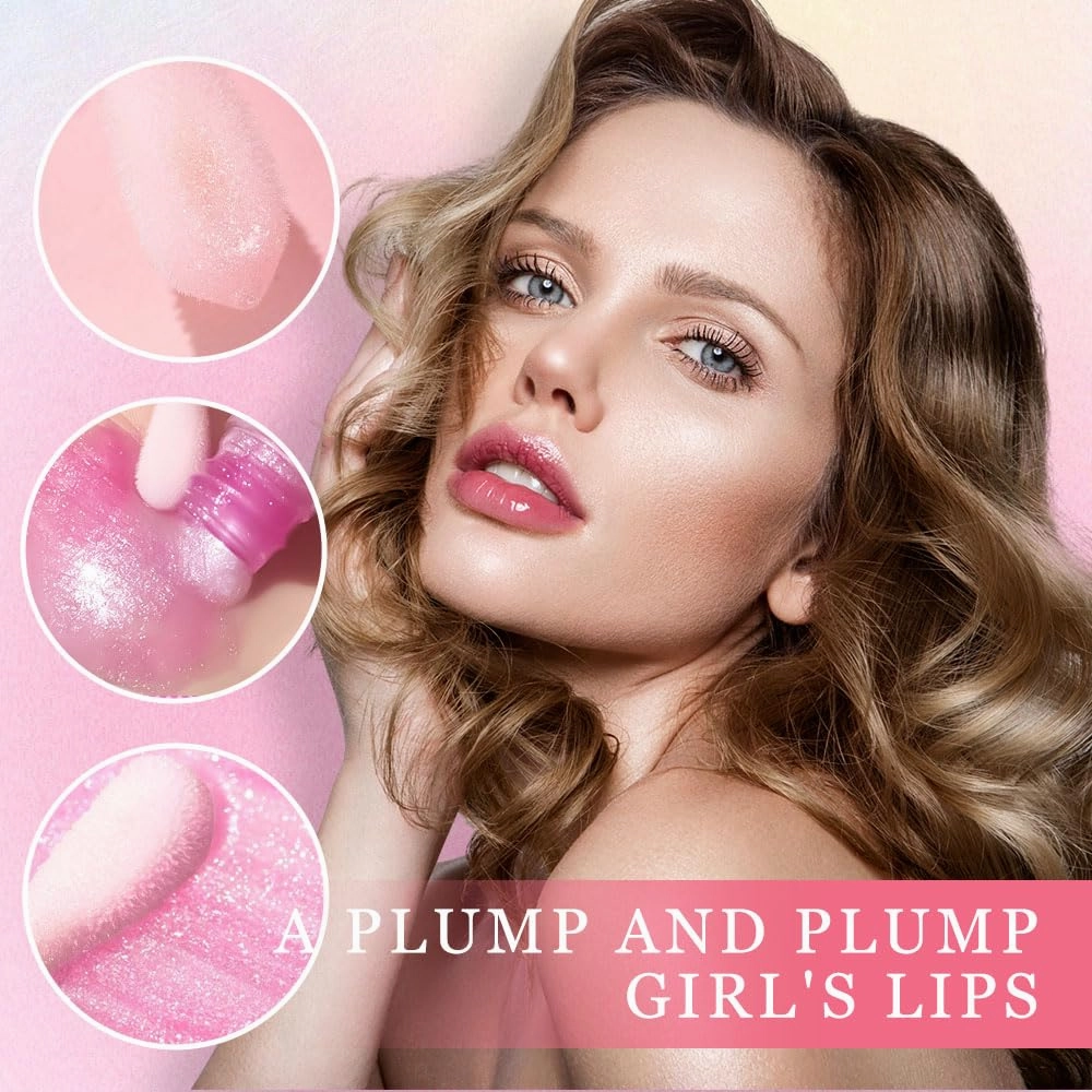 Magic Color Changing Lip Oil - Fashion Long Lasting Nourishing Magic Big Brush Color Changing Lip Gloss (3)