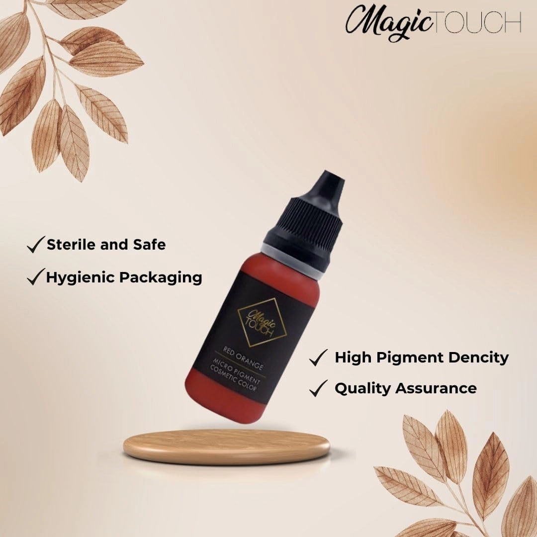MAGIC TOUCH Pigment Cosmetic Lips Color Ink (Red Orange)