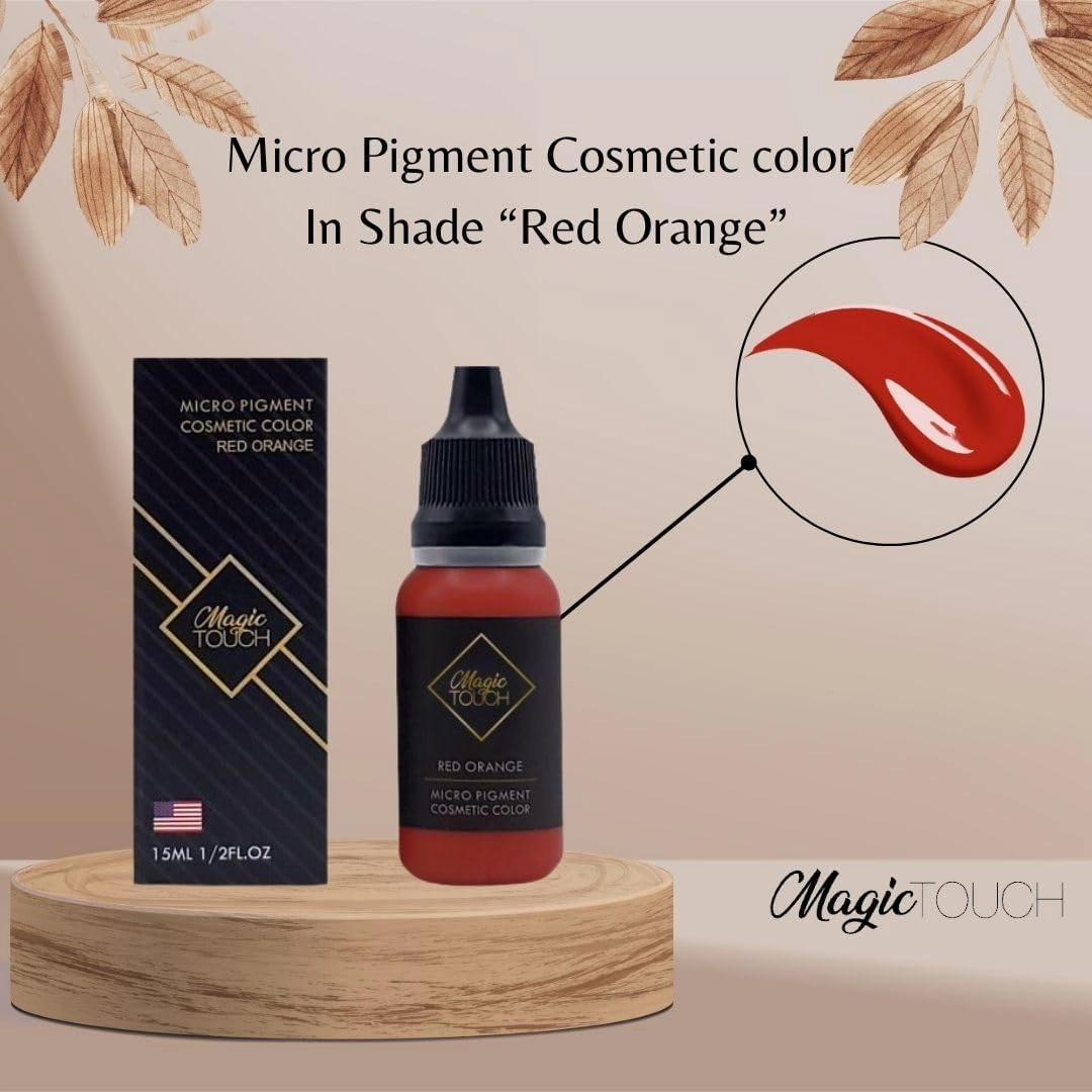 MAGIC TOUCH Pigment Cosmetic Lips Color Ink (Red Orange)
