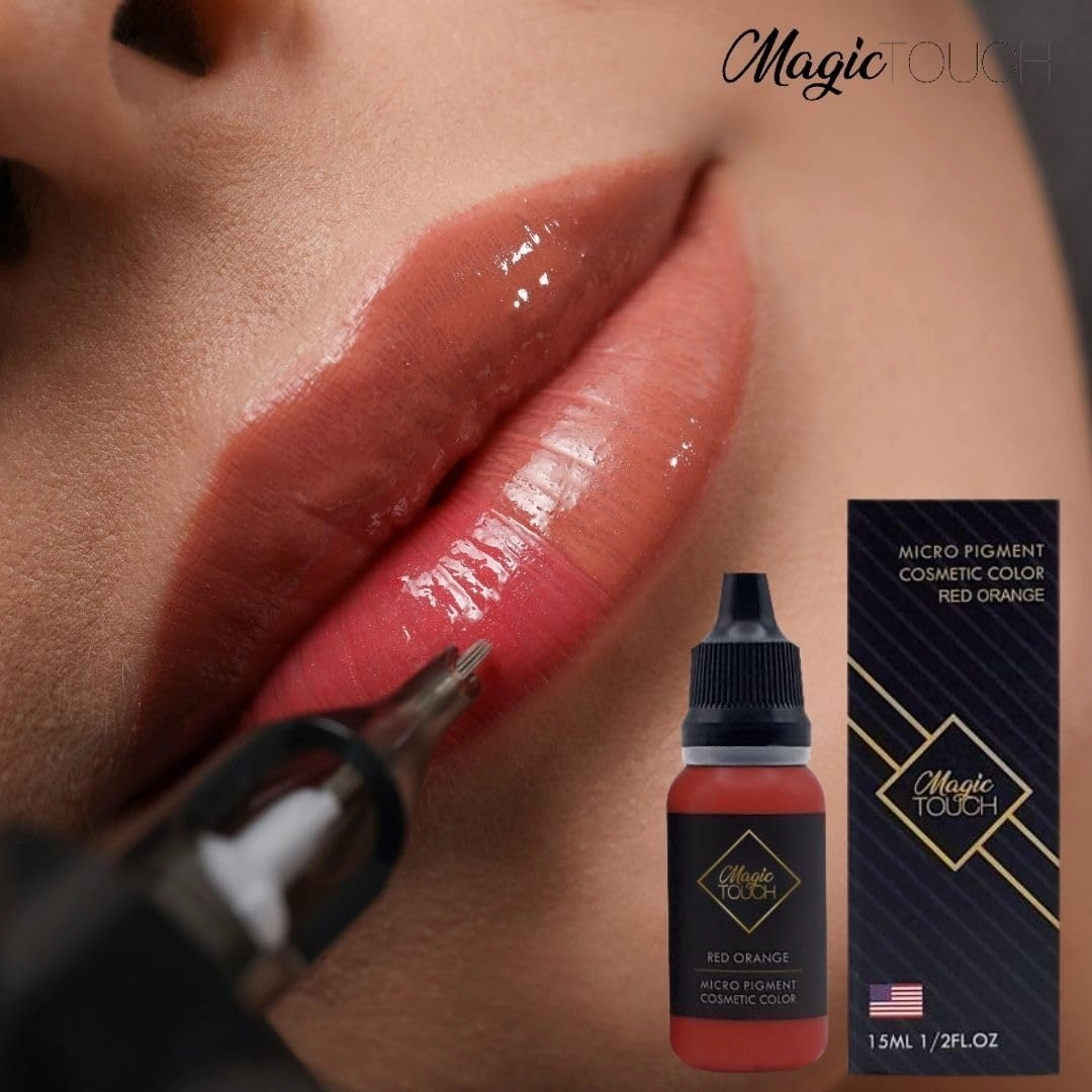 MAGIC TOUCH Pigment Cosmetic Lips Color Ink (Red Orange)