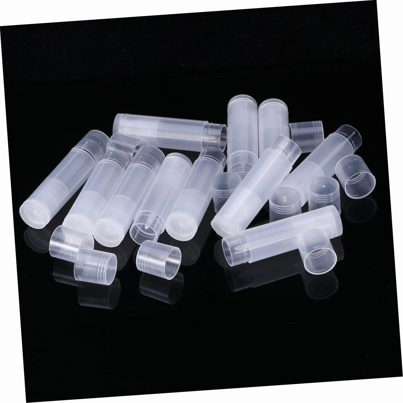 Make Your Own Lip Balms 100pcs Bulk Empty Tubes with Push Wheel Mechanism