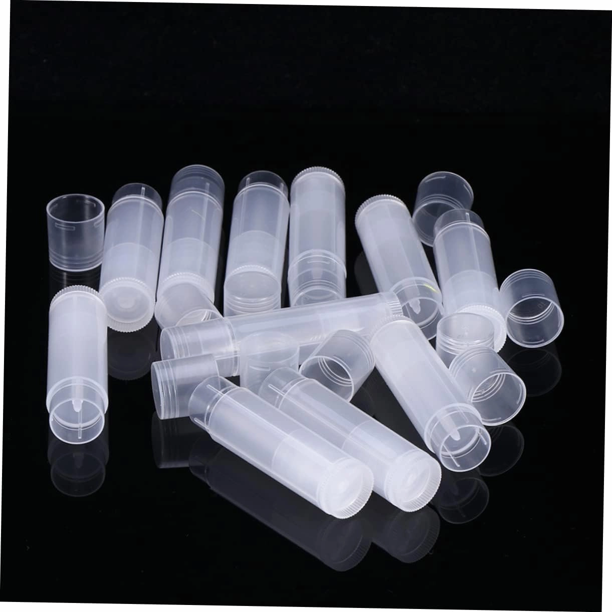 Make Your Own Lip Balms 100pcs Bulk Empty Tubes with Push Wheel Mechanism
