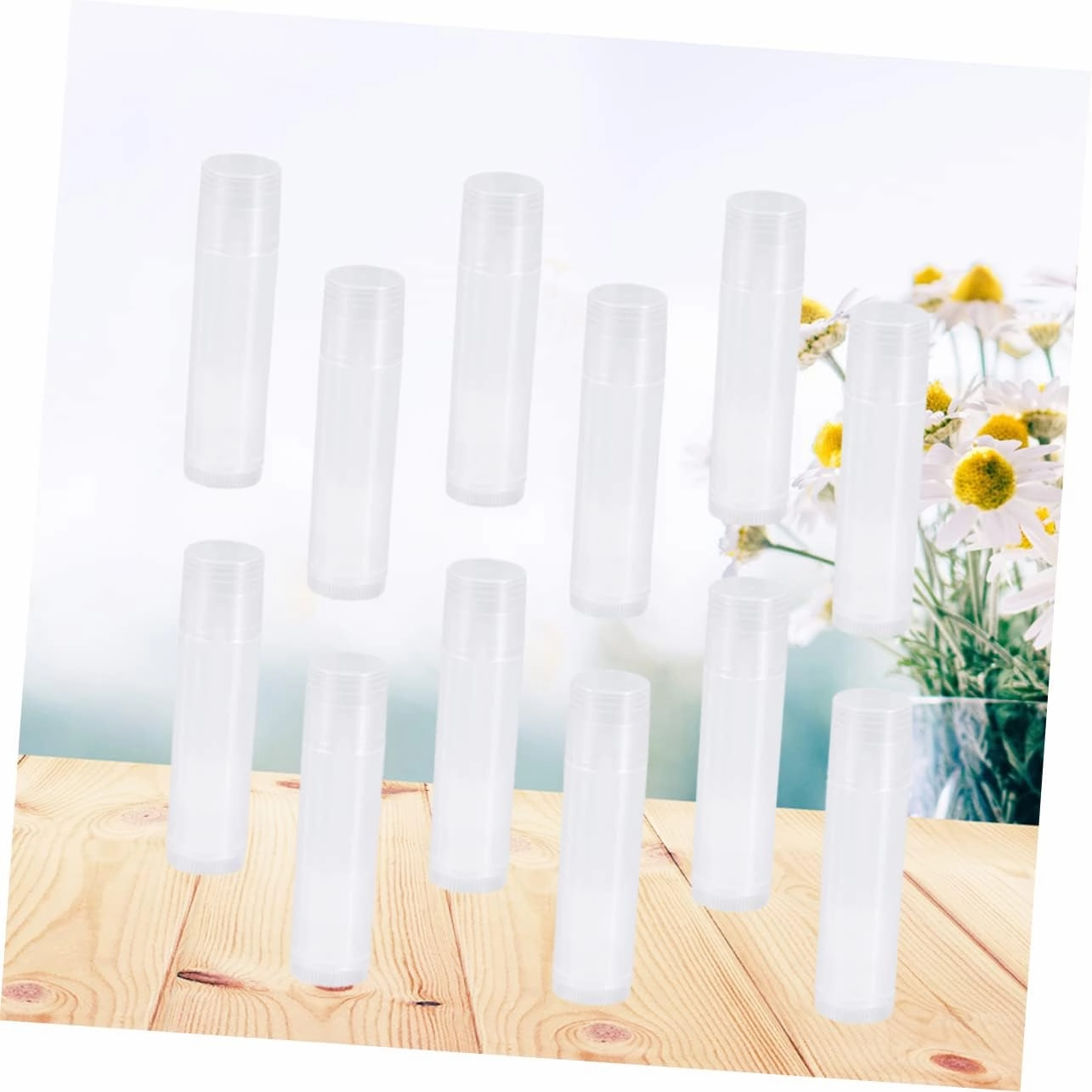 Make Your Own Lip Balms 100pcs Bulk Empty Tubes with Push Wheel Mechanism