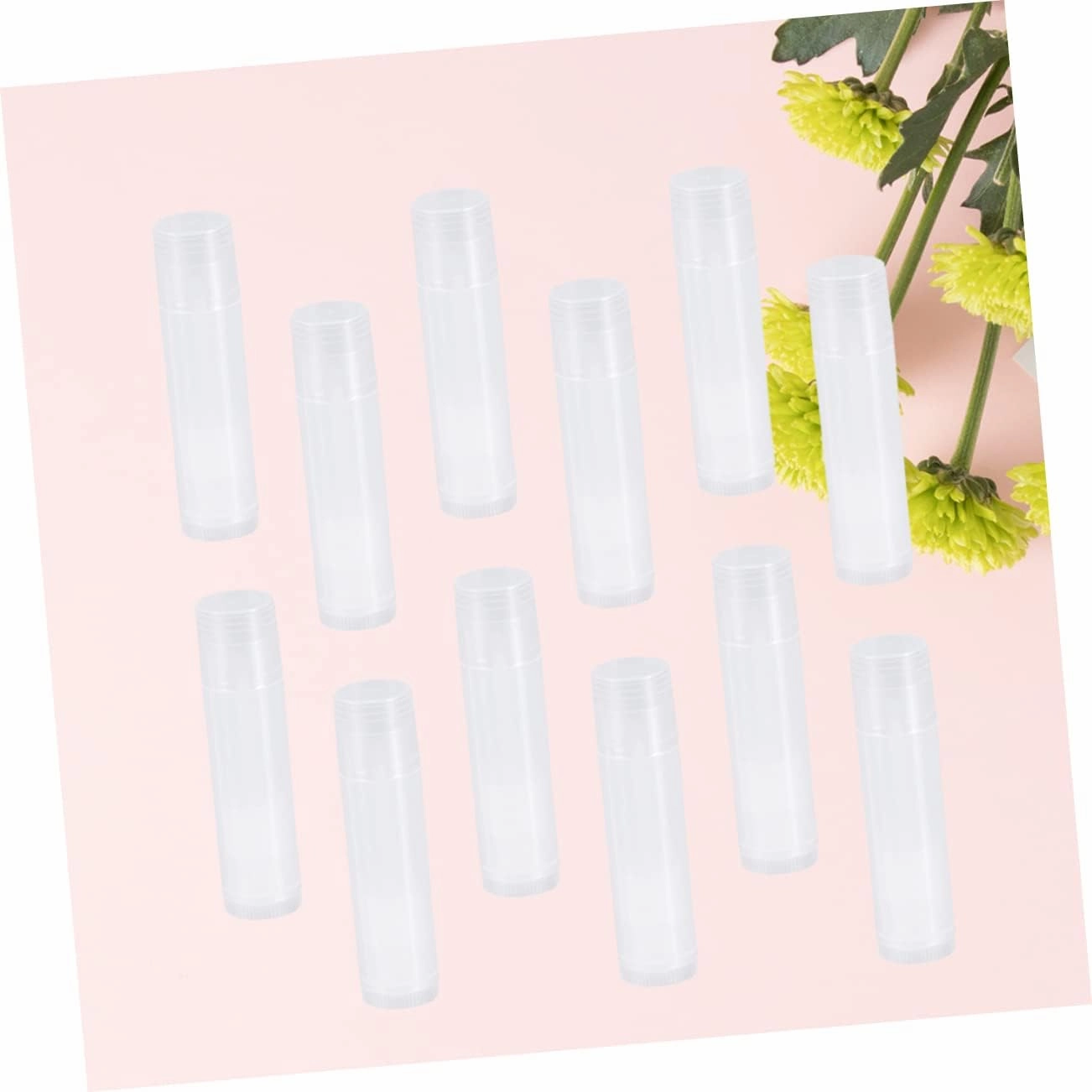 Make Your Own Lip Balms 100pcs Bulk Empty Tubes with Push Wheel Mechanism