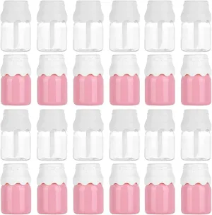 Makeup Samples 20pcs Milk Lip Gloss Bottle Lip Gloss Tubes Lip Balm Bottles Refillable Lip Gloss Containers Lip Cream Tube DIY Lipstick Tubes Cosmetic Sample Tube Lip Gloss Clear ( Color : White )