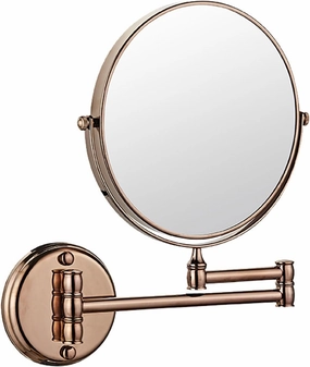 Makeup Mirror Magnification Wall Mounted, Cosmetic Mirror with Extend and Fold, Wall Mount Vanity Mirror with 360° Swivel, Double Sided Wall Mirror for Makeup Bathroom Shaving Mirror